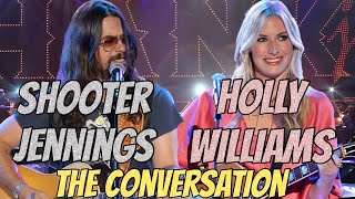 Shooter Jennings &amp; Holly Williams The Conversation Hank Jr Waylon tribute CMT Giants Bocephus Live
