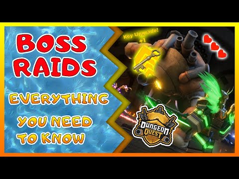BOSS RAID! EVERYTHING YOU HAVE TO KNOW! DUNGEON QUEST | NEW UPDATE | ROBLOX