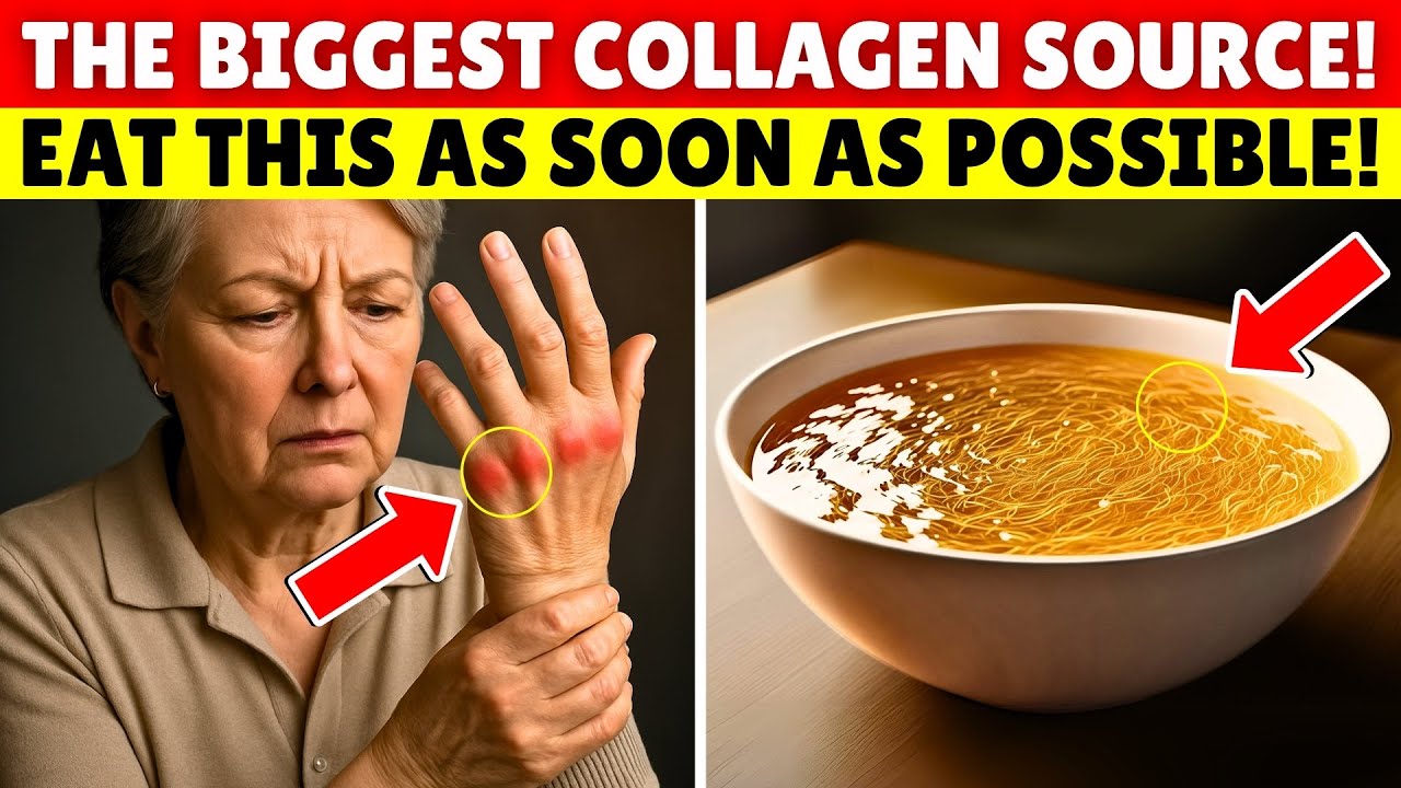 GOODBYE Swelling! 8 Collagen-Rich Foods You MUST Eat for Your LEGS and JOINTS | Senior Health Tips