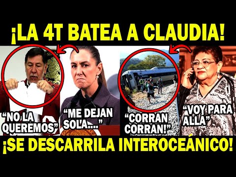 La 4T Contr4 Claudia Se descarrila Tren interoceánico