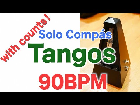 Compas Flamenco Vol.2 Tangos Track 2 - 90bpm Solo Compás. Counts Included for beginners