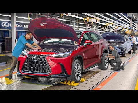 Inside Canadian Mega Factory Producing the Brand New Lexus NX - Production Line