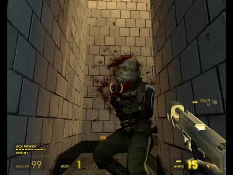 Route Kanal start section speedrun ¦ Half Life 2