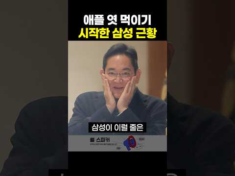 애플 엿 먹이기 시작한 삼성