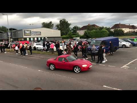 Modified car meets. Old school cavalier, focus st, Mazda mx5 and loads more getting wild.