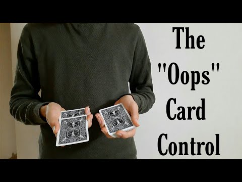 Easiest Card Control In The World!!!! The Oops Card Control | (Tutorial)