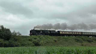 preview picture of video 'Fullhd 34046 BRAUNTON THE TORBAY EXPRESS 1Z27 13th July 2014'