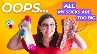 I Accidentally Knit 20 Pairs of Wrong Size Socks!