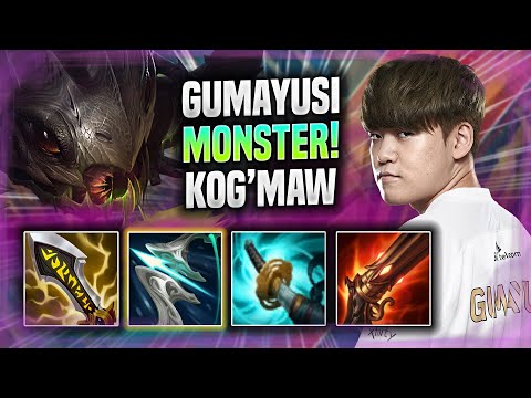GUMAYUSI IS A MONSTER WITH KOG'MAW! - T1 Gumayusi Plays Kog'maw ADC vs Jinx! | Preseason 2022
