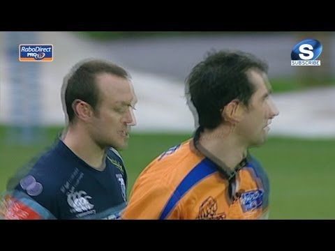 Tom Williams takes great line for Try - Zebre v Cardiff Blues 1st March 2014