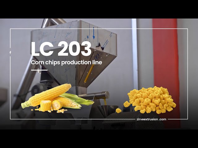 zirve extrusion | Soyez partenaire du succès avec ZIRVE .... Ligne de production de Corn Snacks Modèle LC203-E