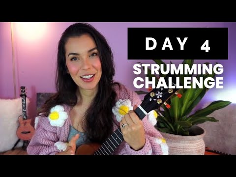 HOW TO Strum A Ukulele for Beginners - Ukulele Strumming Challenge | Day 4 of 5