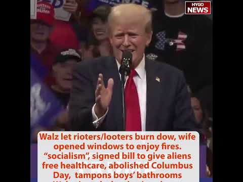 Trump blasted: Tim Walz let rioters & wife opened windows to enjoy smell, says weird as hell