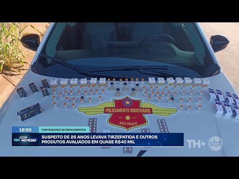 Jovem de 26 anos é flagrado com medicamentos vindos do Paraguai, em Bento de Abreu