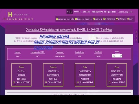 "HASHMINE - MINERADORA DANDO 200 GH/S NO CADASTRO" RETORNO DE 10% AO DIA PARA SEMPRE
