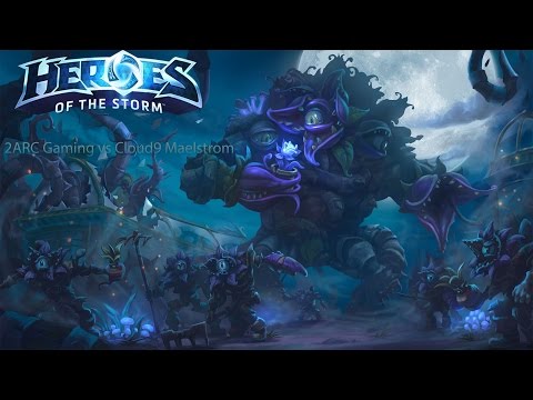 Heroes Of The Storm: 2ARC Gaming vs Cloud9 Maelstrom. Garden Of Terror. (Part 2)