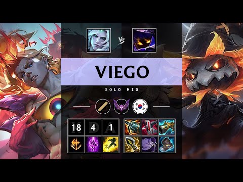 Viego Mid vs Veigar: Pentakill, Godlike - KR Master Patch 14.24