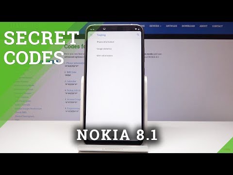 SECRET CODES NOKIA 8.1 - Advanced Features / Hidden Modes
