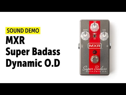 Демонстрация педали эффектов MXR M249 Super Badass Dynamic O.D.