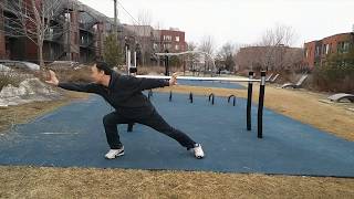 Free Shaolin Kungfu Tutorial: Shaolin 13 Claws Form - straight line - Introduction 少林十三爪 单趟 起势 00
