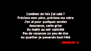 J&#39;AVAIS PAS LES MOTS - LA FOUINE [PAROLES]