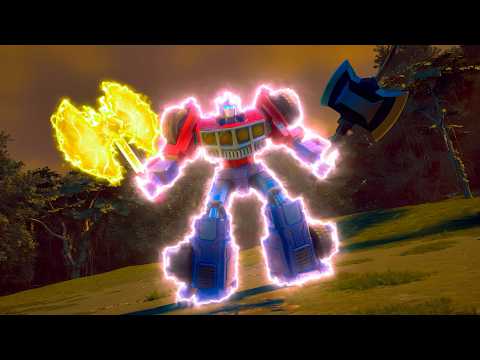 Team Optimus Battles Galvatron for Mystery Drop! | E24 | Transformers: CYBERWORLD