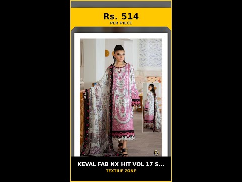 Keval Fab Nx Hit Vol 17 Stitched Suits – product video thumbnail