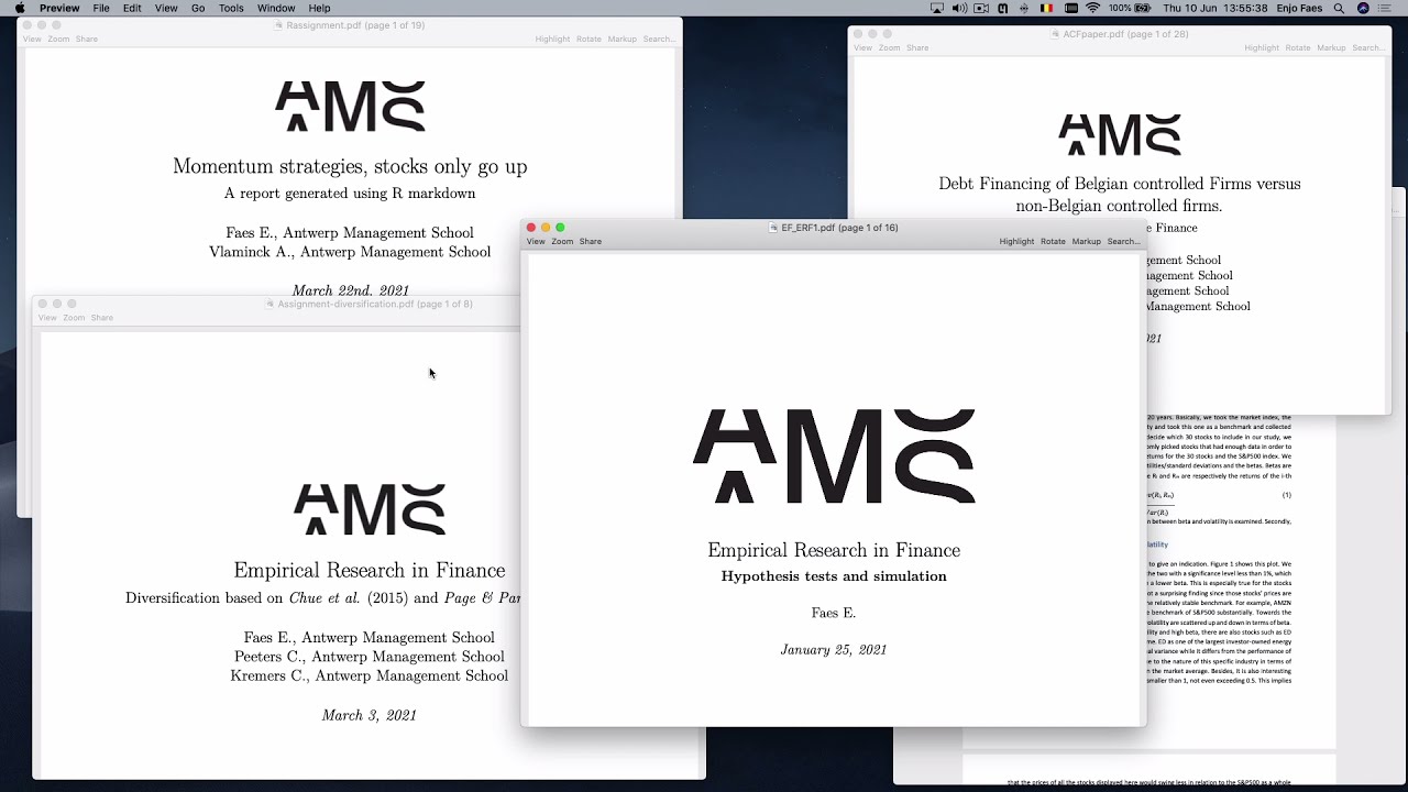 Master's thesis / dissertation using RSTUDIO & GITHUB - Introduction