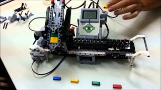 preview picture of video 'Robô - Seletor de Cores - V01 - Mindstorms - Sistema de Informação - IFES Campus Colatina'