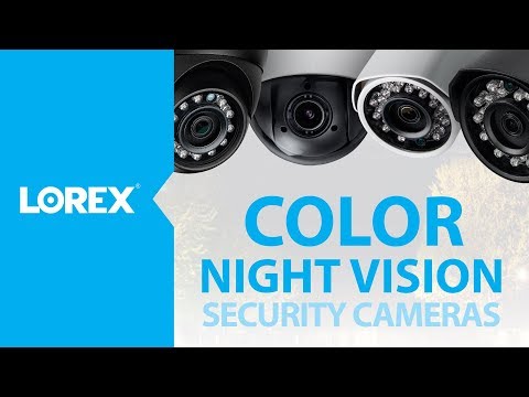 Color night vision cameras