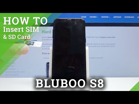 How to Insert SIM & SD Cards into Bluboo S8 – Find Card Slot / Card Input