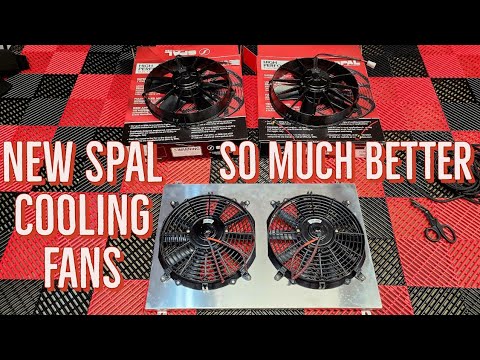 82-92 Camaro New Spal Radiator Fans Make a HUGE Difference