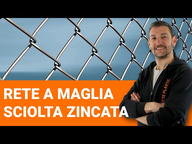 Rete a maglia sciolta zincata