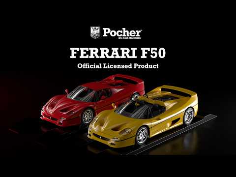 Pocher Ferrari F50 Rosso Corsa 1:8 Scale Collector Model Kit Video Preview