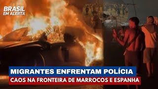 Caos na Fronteira: Milhares de Migrantes Enfrentam Forças de Segurança | Brasil em Alerta