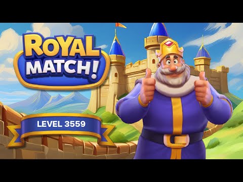 Royal Match - Full Gameplay Walkthrough - LEVEL 3559 #royalmatch #match3 #puzzlegame