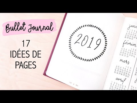 🦋 COMMENCER UN BULLET JOURNAL : 17 idées de pages (mois de Septembre)