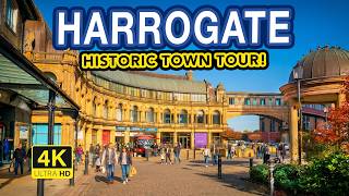 HARROGATE  | A Full 4K Walking tour of Harrogate Town Centre