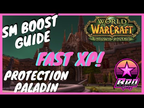 World of Warcraft Protection Paladin Scarlet Monastery Boost Guide. 14 min resets! Insane XP!
