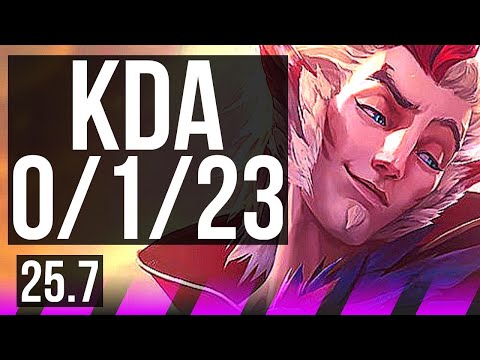 RAKAN & Yasuo vs ALISTAR & Ashe (SUP) | KR Challenger | 25.7