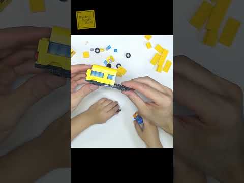 Сборка конструктора 'Город мастеров' 'Скорая ветеринарная служба' Газель (5130) #shorts #constructor