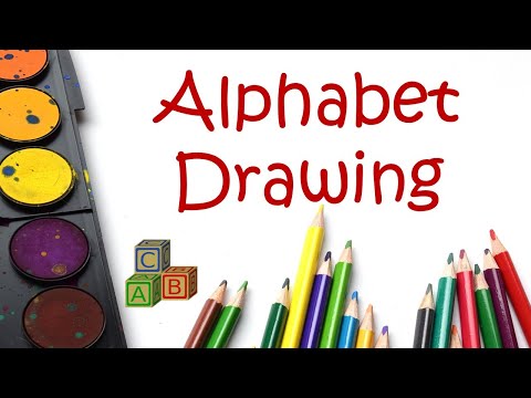 How to draw with alphabets (part-2) | fun with...