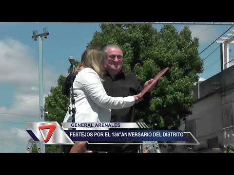 136° ANIVERSARIO DEL DISTRITO DE Gral. ARENALES, ACTO Y PERICON