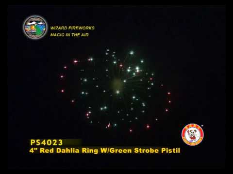 SS100RI02 - 4 INCH SHELL - WIZARD FIREWORKS - PS4023