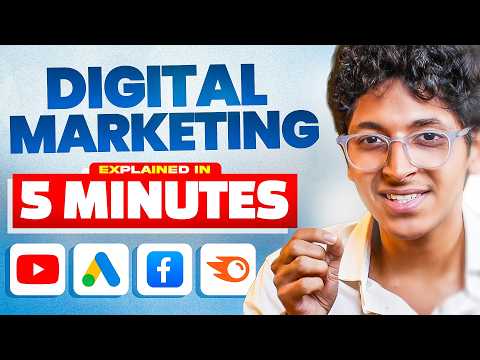 The Shortest Digital Marketing Course on YouTube!🔥