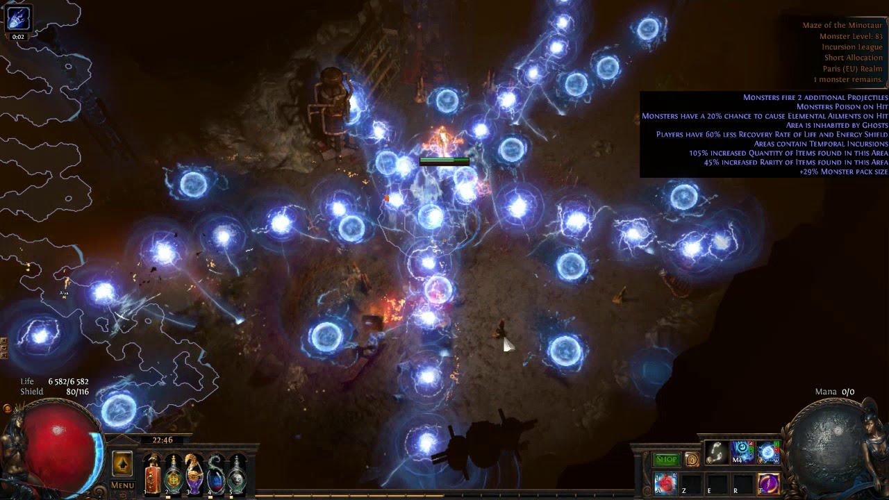 ] 7k HP warping Sire of Shards Storm burst/CwC/Ball lightning  Elementalist - PoE  Witch build - Build of Exile
