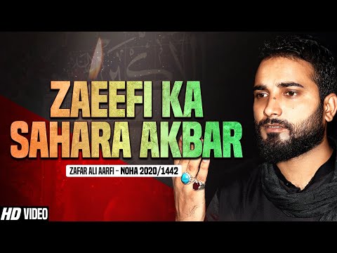 New Nohay 2020 | Zaeefi Ka Sahara Akbar | New Noha 2020 | Zafar Ali Arfi | Noha Shahadat Ali Akbar