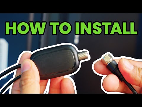 How to Set Up & Install the GEARit Flat Indoor HDTV Antenna with Amplifier for FREE TV [EASY Guide]