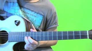 Santana - maria maria - acoustic guitar tutorial ( 2nd part ) 2nd verse