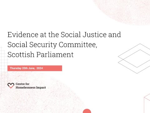 CHI Evidence at the Scottish Parliament, June 2024